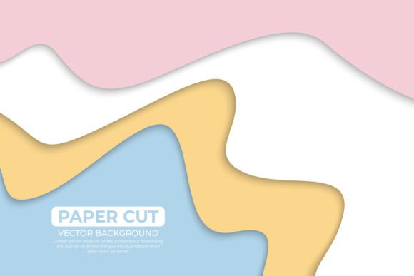 Download Bright Color Paper Cut Background Design - Design Collection