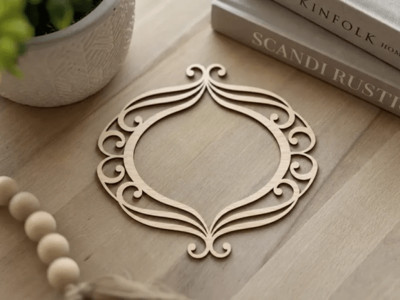 Download Oval Frame - Laser Cutting Design - Design Collection