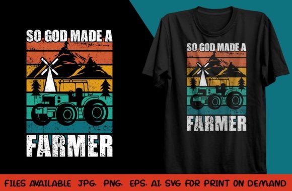 Download Farmer T Shirt Design Creative Vector Art - Design Collection