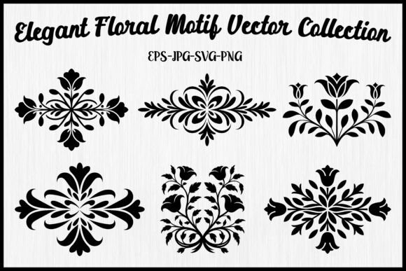 Download Baroque Style Flower Design Pack - Design Collection