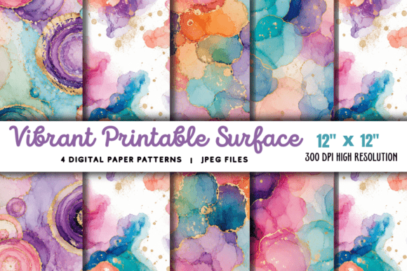 Download Surface Pattern Design, Vibrant Digital - Design Collection