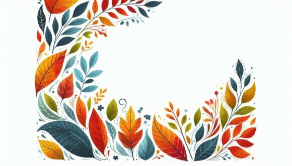 Download Corner Foliage Design - Design Collection