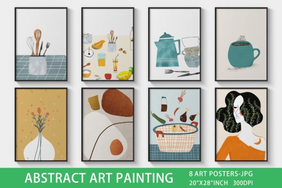 Download Dining Room Abstract Art Prints, Wall Ar - Prints Collection