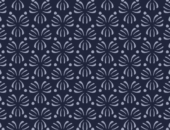 Download Blue Flower Surface Pattern Design - Design Collection