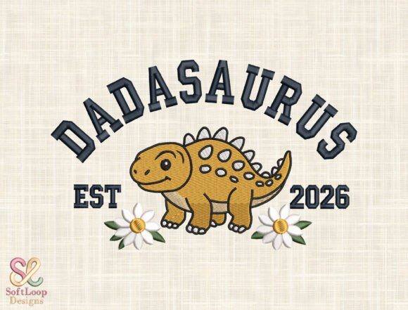 Download DADASAURUS EST 2026 Embroidery Design - Design Collection