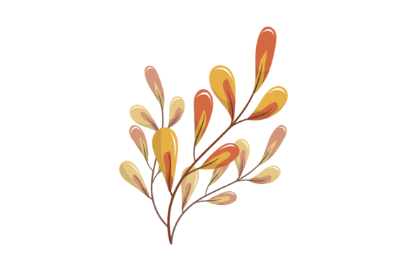 Download Fall Botanical Foliage Design - Design Collection