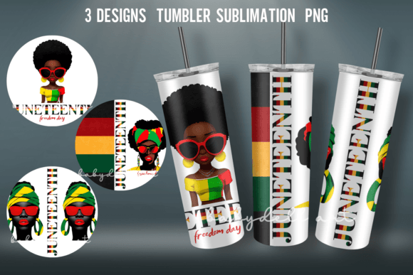 Download Juneteenth Tumbler Sublimation Design - Design Collection