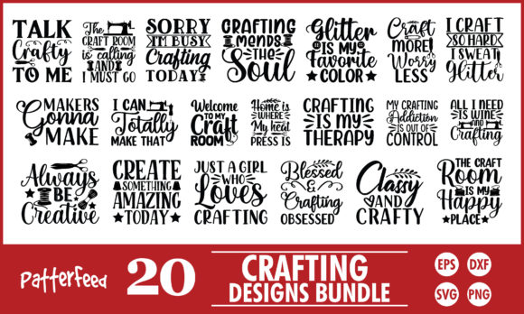 Download Crafting SVG Bundle, Crafting Designs - Design Collection