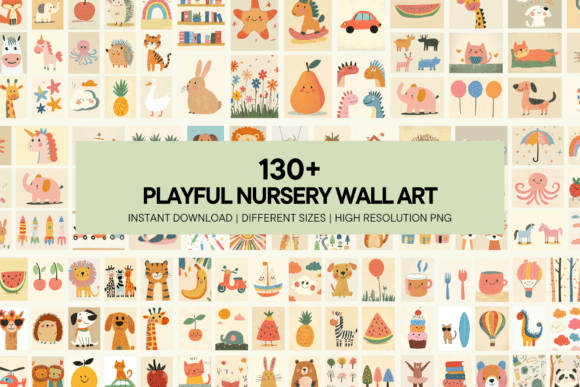 Download Playful Nursery Prints Wall Art - Prints Collection