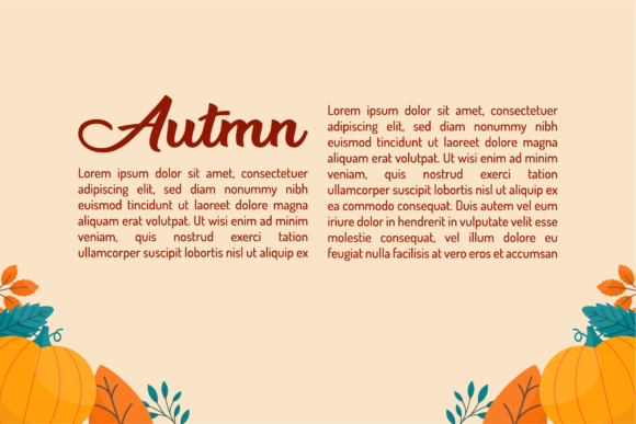 Download Autumn Background Graphic Design - Design Collection
