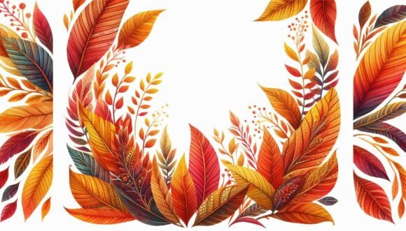 Download Vibrant Foliage Design - Design Collection