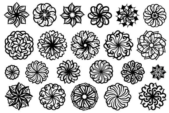 Download Abstract Ornamental Floral Designs - Design Collection