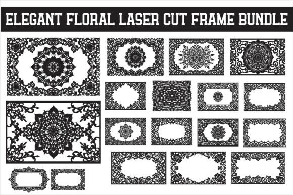 Download Elegant Floral Border Vector Design. - Design Collection
