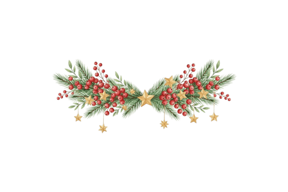 Download Festive Christmas Foliage Design - Design Collection