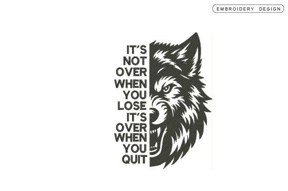 Download Wolf Embroidery Design - Design Collection