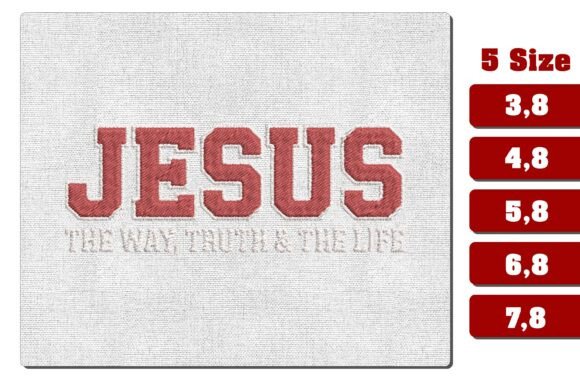 Download Jesus Christian Embroidery Design PES - Design Collection