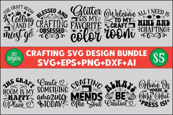 Download Crafting SVG Bundle,Crafting Designs - Design Collection